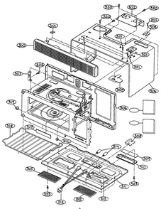 Part Location Diagram of 3112W1U013G LG OUT CASE,U-BENDING