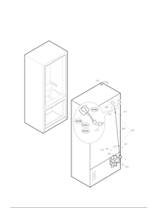 Tub And Valve Parts Diagram and Parts List for LMXC23746S 00 LG Refrigerator
