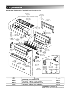 Part Location Diagram of EBR88276707 LG PCB ASSEMBLY,MAIN