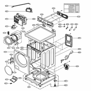 Part Location Diagram of MEB63874801 LG HANDLE