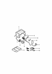Control Box Diagram and Parts List for 58079074890  Kenmore Air Conditioner