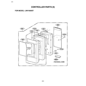 Section 2 Diagram and Parts List for LMV1630ST CSBELGA LG Microwave Oven Combo