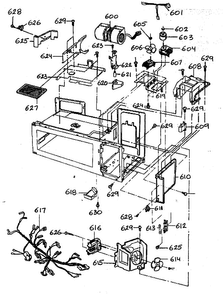 Part Location Diagram of 3550W3A020A LG COVER,INNER