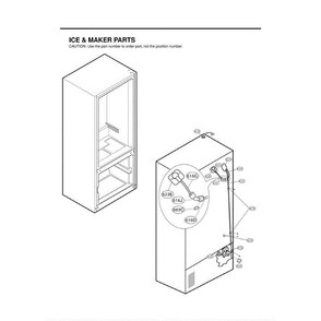 Section 7 Diagram and Parts List for LFX21975ST AST1LGA LG Refrigerator