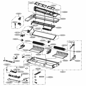 Tt Chassis Diagram and Parts List for ARNU183TTD4 ANWBLUS LG Air Conditioner