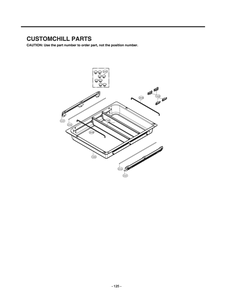 Customchill Parts Diagram and Parts List for GR-J31GHSJM ASBCNA1 LG Refrigerator