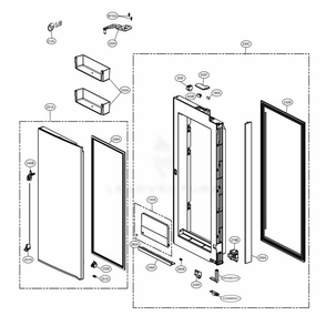 Part Location Diagram of ABH74899812 LG BUTTON ASSEMBLY