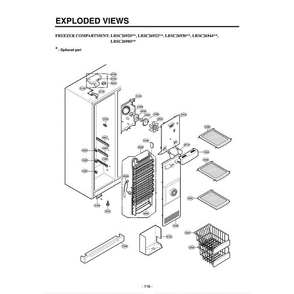 Section 4 Diagram and Parts List for LRSC26922TT ATICLGB LG Refrigerator