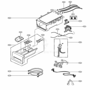 Part Location Diagram of EAD64205802 LG HARNESS,MULTI