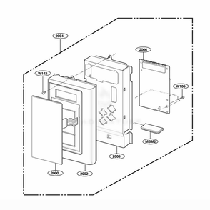 Part Location Diagram of 3506W1A146A LG MEMBRANE