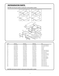 Refrigerator Parts Diagram and Parts List for GR-J318LSTM ASTCSE2 LG Refrigerator