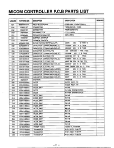Parts List Diagram and Parts List for MA-880MW  LG Microwave