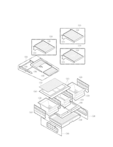 Refrigerator Parts Diagram and Parts List for LFX25975SB 02 LG Refrigerator