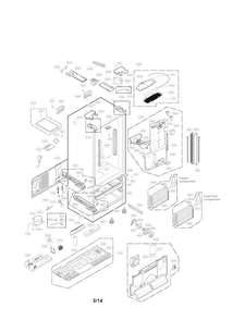 Part Location Diagram of MJS62711702 LG TRAY,DRAIN