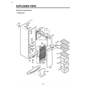 Section 7 Diagram and Parts List for LSC21943ST ASTCLGA LG Refrigerator