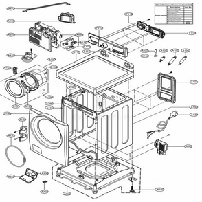 Part Location Diagram of AGL74115125 LG PANEL ASSEMBLY,CONTROL