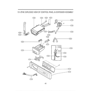 Section 3 Diagram and Parts List for WD-3243RHD AOWEEUS LG Washer