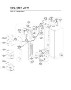 Part Location Diagram of EAV64632106 LG LED ASSEMBLY
