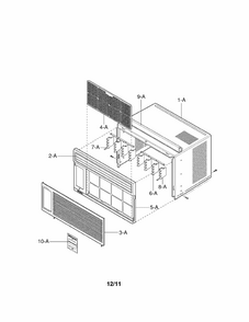 Part Location Diagram of 5990A20001A LG LOUVER,HORIZONTAL