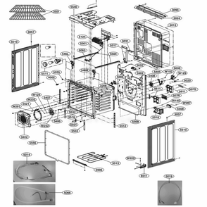 Part Location Diagram of MCK68473903 LG COVER,REAR