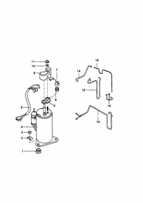 Part Location Diagram of 5416A20004B LG COMPRESSOR