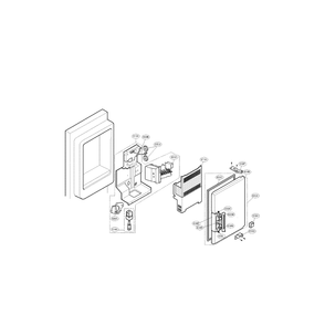 Ice Bank Diagram and Parts List for LMX25984SB 00 LG Refrigerator
