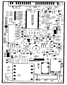 Part Location Diagram of 504921 LG Resistor