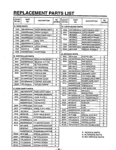 Complete Microwave Page 7 Diagram and Parts List for MA-1164M  LG Microwave