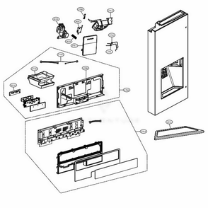 Part Location Diagram of ABH75459804 LG BUTTON ASSEMBLY