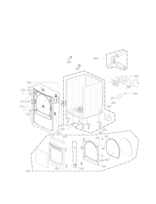 Part Location Diagram of MBL62213103 LG CAP,COVER