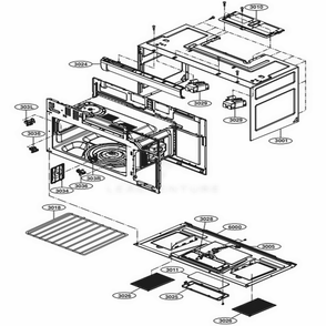 Part Location Diagram of 6912A40002K LG LAMP,HALOGEN
