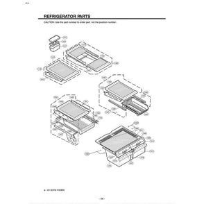 Section 7 Diagram and Parts List for LRFC22750ST ASTCLGY LG Refrigerator