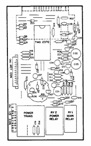 Power And Control Circuit Board (part No. 600614) Diagram and Parts List for 7218831380  Kenmore Microwave