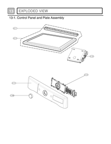 Diagram 1 Diagram and Parts List for RV18D9JSDW ABLEEUS LG Washer Dryer Combo