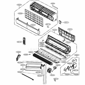 Part Location Diagram of EBR86457601 LG PCB ASSEMBLY,DISPLAY