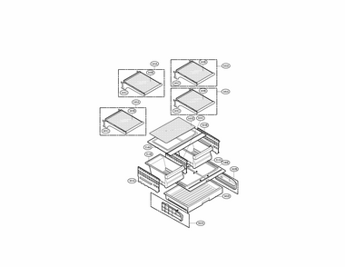 Refrigerator Parts Diagram and Parts List for 79572032111  Kenmore Refrigerator