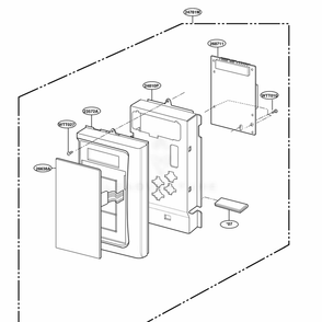 Part Location Diagram of 3572W1A113B LG PANEL,CONTROL