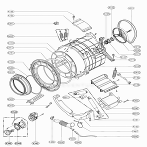 Part Location Diagram of 6877FR1192E LG LEAD WIRE Assembly