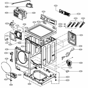 Part Location Diagram of EBR79950238 LG PCB ASSEMBLY,MAIN