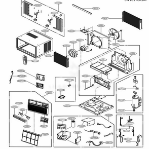 Part Location Diagram of 5421A20099S LG EVAPORATOR ASSEMBLY,FIRST