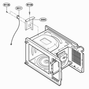 Sensor Parts Diagram and Parts List for 63299 ABKESEA LG Range