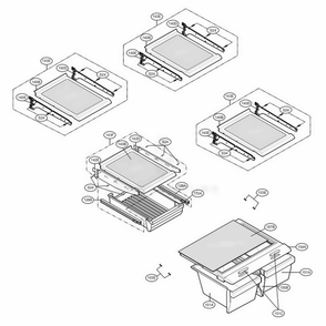 Refrigerator Parts Diagram and Parts List for LBC22520ST AST2LGG LG Refrigerator