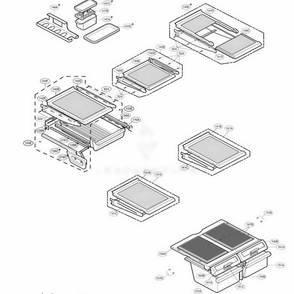 Refrigerator Parts Diagram and Parts List for LRTN22330TT ATICLGY LG Refrigerator