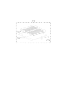 Cutlery Rack Parts Diagram and Parts List for LDF7774BB  LG Dishwasher
