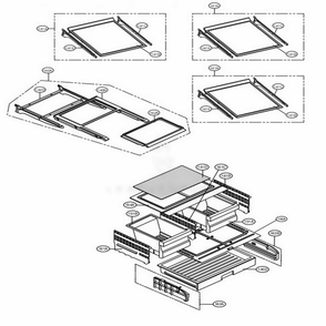 Refrigerator Parts Diagram and Parts List for LMXS27626S ASTCNA0 LG Refrigerator
