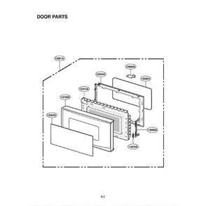 Section 1 Diagram and Parts List for LRM1230B CBKELGA LG Microwave Oven Combo