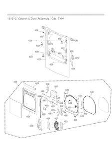 Part Location Diagram of MJH63096901 LG SUPPORTER,HINGE