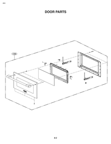 Door Parts Diagram and Parts List for SKSLV3001S CSTESGN LG Miscellaneous
