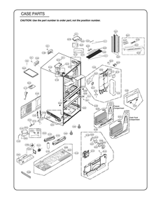 Part Location Diagram of ABQ56655348 LG CASE ASSEMBLY,DISPLAY