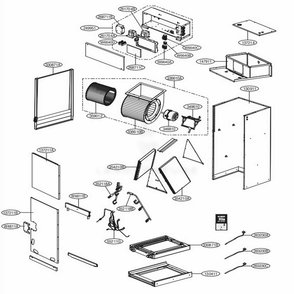 Part Location Diagram of AEN72991908 LG HOUSING ASSEMBLY